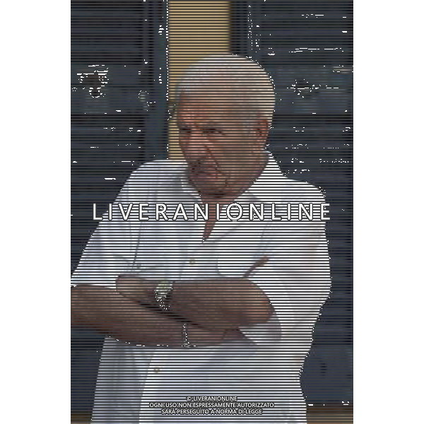 Coverciano (Fi) 02/09/03 Allenamento della Nazionale italiana di Calcio Nella foto: Nonno di Christian Vieri* Ph Gianni Nucci/Aldo Liverani