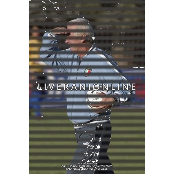 Coverciano (Fi) 02/09/03 Allenamento della Nazionale italiana di Calcio Nella foto: Trapattoni Giovanni* Ph Gianni Nucci/Aldo Liverani