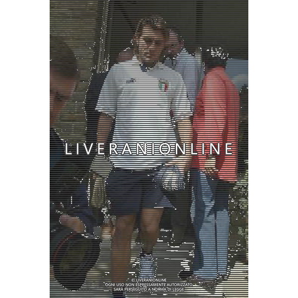 Coverciano (Fi) 02/09/03 Allenamento della Nazionale italiana di Calcio Nella foto: Vieri Christian* Ph Gianni Nucci/Aldo Liverani