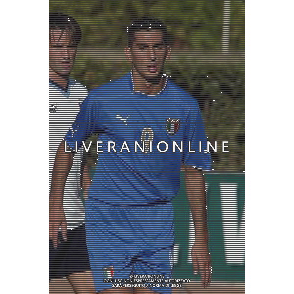 Coverciano (Fi) 03/09/03 Nazionale Italiana di Calcio Under 19 nella foto Della Rocca Luigi* Ph Gianni Nucci/Aldo Liverani