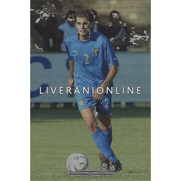 Coverciano (Fi) 03/09/03 Nazionale Italiana di Calcio Under 19 nella foto Ferronetti Damiano* Ph Gianni Nucci/Aldo Liverani