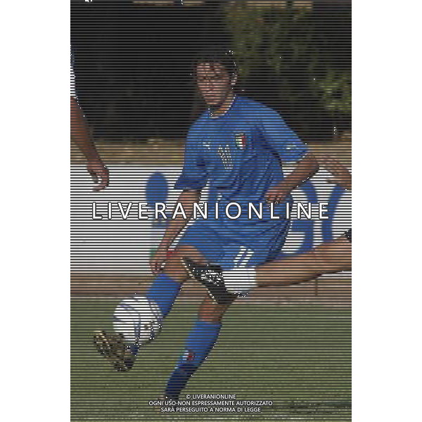 Coverciano (Fi) 03/09/03 Nazionale Italiana di Calcio Under 19 nella foto Pazzini Giampaolo* Ph Gianni Nucci/Aldo Liverani