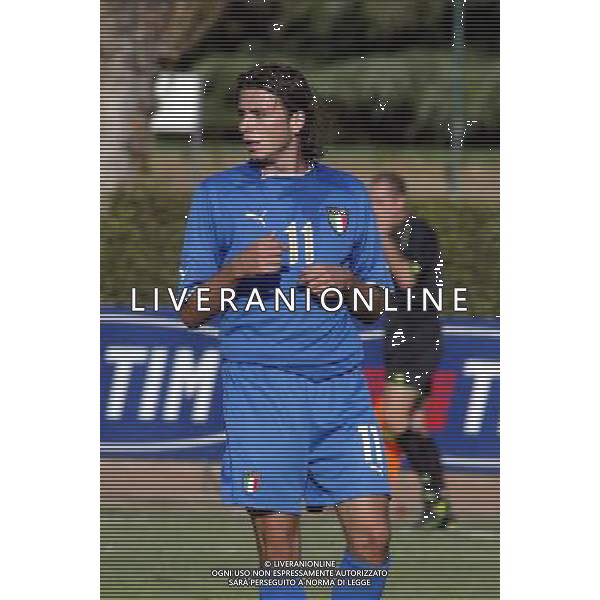 Coverciano (Fi) 03/09/03 Nazionale Italiana di Calcio Under 19 nella foto Pazzini Giampaolo* Ph Gianni Nucci/Aldo Liverani