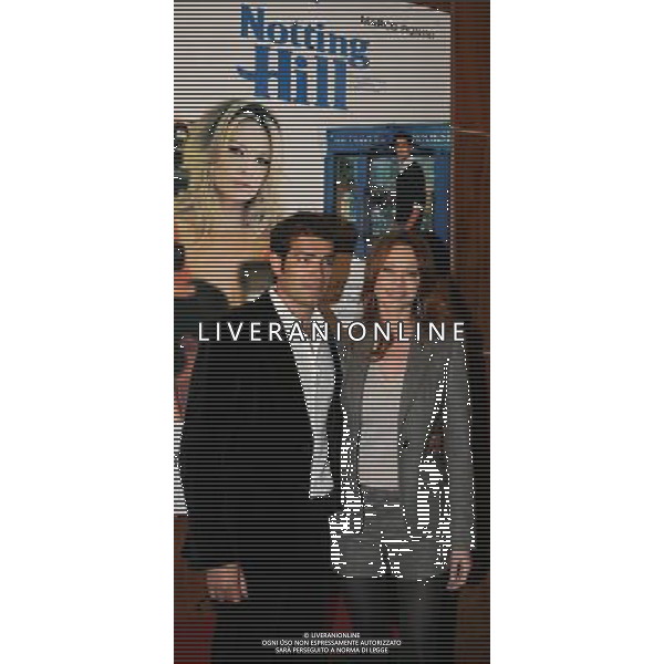 Milano 23 novembre 2006 Anna Falchi e Marco Bonini presentano lo spettacolo teatrale \'Notting Hill\' nella foto: Anna Falchi e Marco Bonini foto Andry / Ag. Aldo Liverani