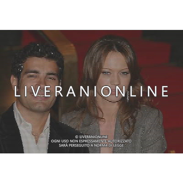 Milano 23 novembre 2006 Anna Falchi e Marco Bonini presentano lo spettacolo teatrale \'Notting Hill\' nella foto: Anna Falchi e Marco Bonini foto Andry / Ag. Aldo Liverani