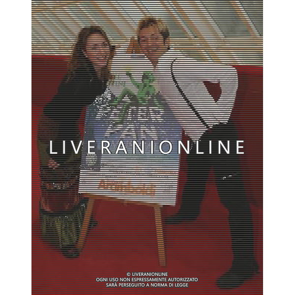 Milano 28 novembre 2006 Presentazione dello spettacolo \'Peter Pan il musical\' nella foto: Frattini Manuel e Alice Mistroni foto Andry / Ag. Aldo Liverani