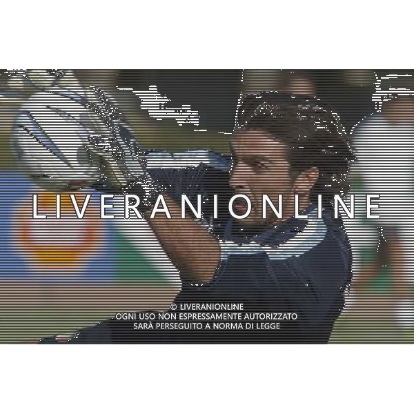 Coverciano (Fi) 02/09/2003 Partita di allenamento della Nazionale di calcio Nella foto: Buffon Gianluigi Ph Gianni Nucci/Aldo Liverani