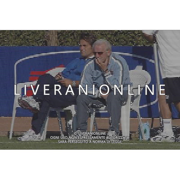 Coverciano (Fi) 02/09/2003 Partita di allenamento della Nazionale di calcio Nella foto: Trapattoni Giovanni. Ph Gianni Nucci/Aldo Liverani