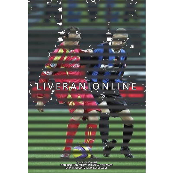 Inter - Messina coppa italia 29/11/2006 nella foto maaroufi e sullo ph luzzani/ag. aldo liverani 