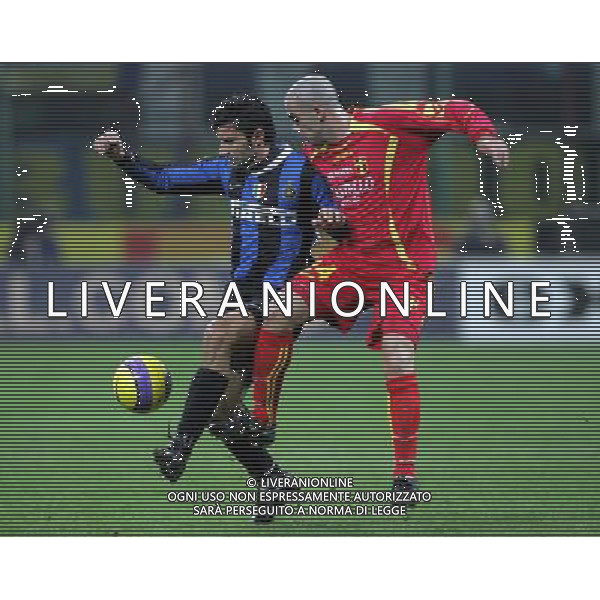 Milano 29-11-2006 coppa italia tim cup 2006/07 inter-messina 4:0 nella foto figo e coppola ph marco luzzani/ag aldo liverani s.a.s.