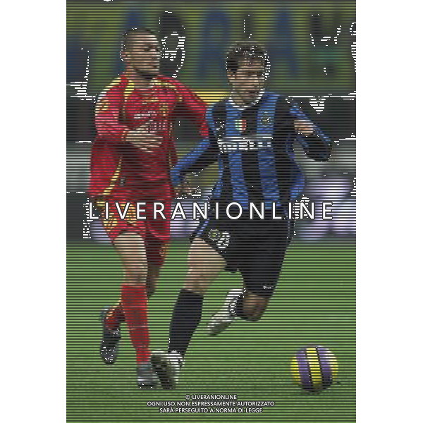 Milano 29-11-2006 coppa italia tim cup 2006/07 inter-messina 4:0 nella foto maxwell e iliev ph marco luzzani/ag aldo liverani s.a.s.
