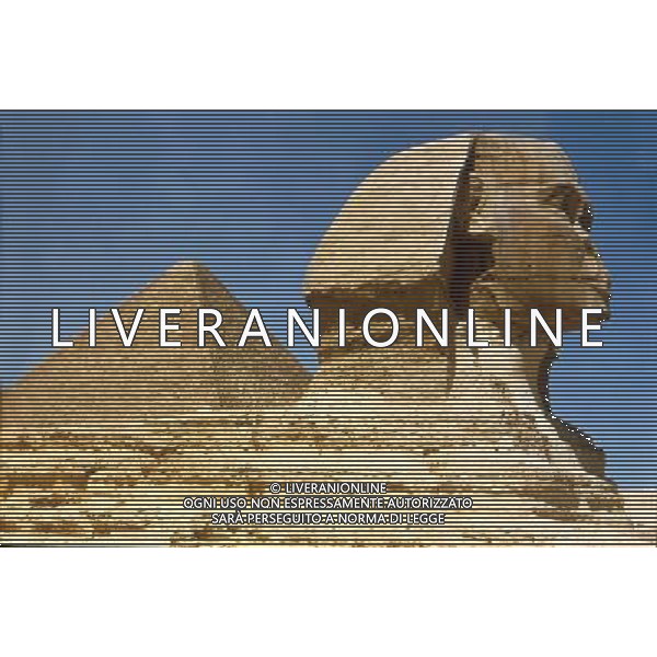 EGITTO ARCHIVIO ALDO LIVERANI NELLA FOTO EGITTO-GIZA PIRAMIDI AGENZIA ALDOL IVERANI