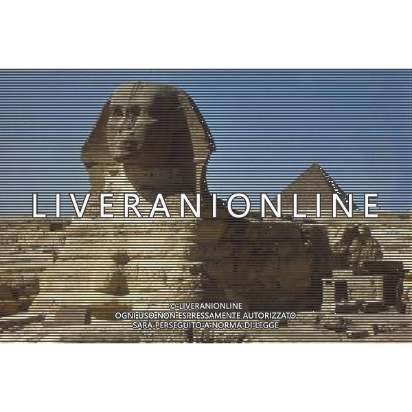EGITTO ARCHIVIO ALDO LIVERANI NELLA FOTO EGITTO-GIZA PIRAMIDI AGENZIA ALDOL IVERANI