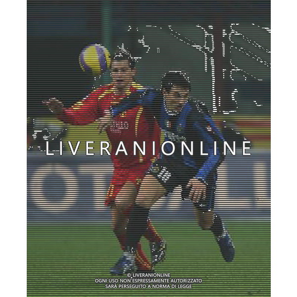 INTER-MESSINA COPPA ITALIA 29-11-2006 NELLA FOTO BURDISSO-DI NAPOLI AGENZIA ALDO LIVERANI