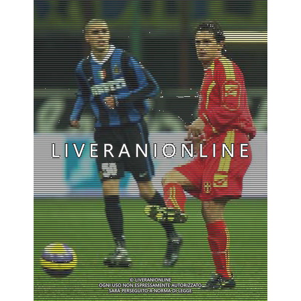INTER-MESSINA COPPA ITALIA 29-11-2006 NELLA FOTO ARTURO DI NAPOLI AGENZIA ALDO LIVERANI