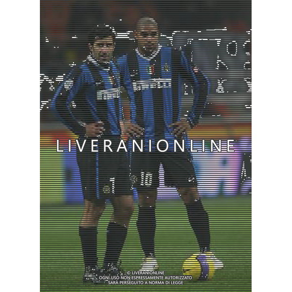 INTER-MESSINA COPPA ITALIA 29-11-2006 NELLA FOTO FIGO-ADRIANO AGENZIA ALDO LIVERANI