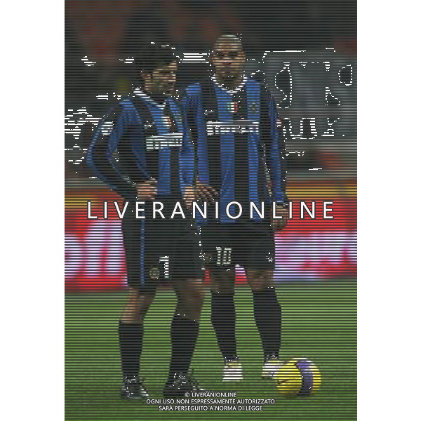 INTER-MESSINA COPPA ITALIA 29-11-2006 NELLA FOTO FIGO-ADRIANO AGENZIA ALDO LIVERANI