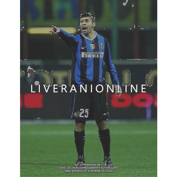 INTER-MESSINA COPPA ITALIA 29-11-2006 NELLA FOTO WALTER SAMUEL AGENZIA ALDO LIVERANI