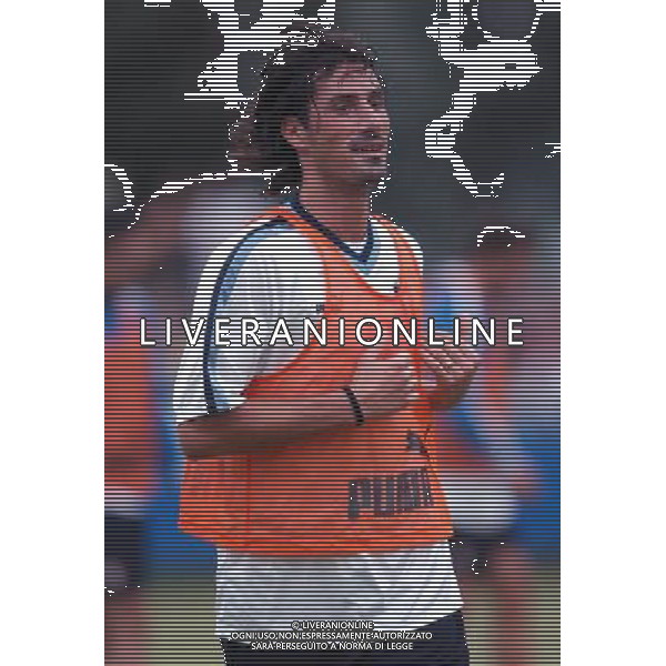 Appiano Gentile (CO) Pinetina 05/09/2003 Allenamento Nazionale Italiana nella foto Delvecchio Marco foto marco luzzani/ag aldo liverani s.a.s.