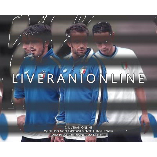 Appiano Gentile (CO) Pinetina 05/09/2003 Allenamento Nazionale Italiana nella foto Gattuso del piero inzaghi foto marco luzzani/ag aldo liverani s.a.s.