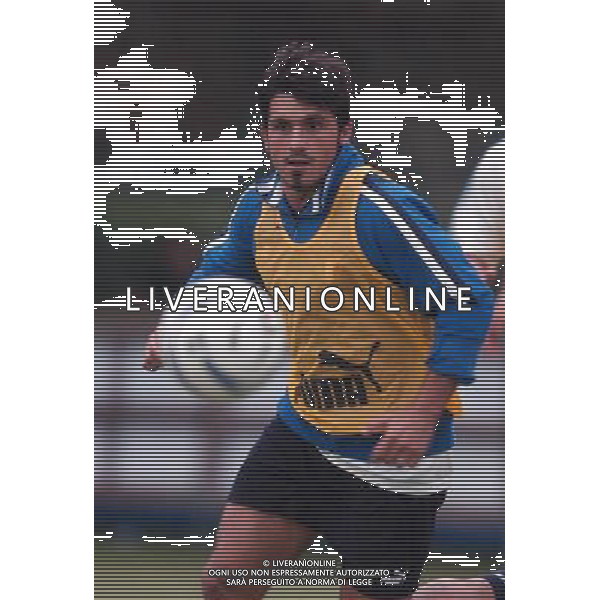 Appiano Gentile (CO) Pinetina 05/09/2003 Allenamento Nazionale Italiana nella foto Gattuso Gennaro foto marco luzzani/ag aldo liverani s.a.s.