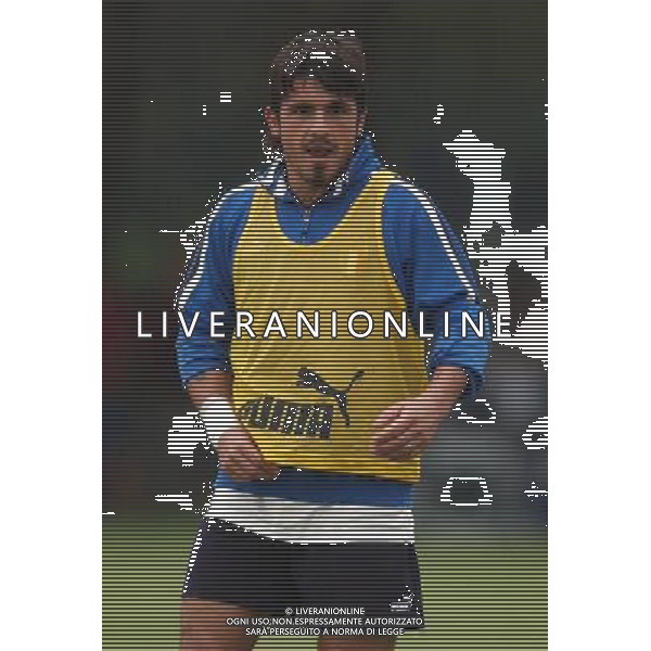 Appiano Gentile (CO) Pinetina 05/09/2003 Allenamento Nazionale Italiana nella foto Gattuso Gennaro foto marco luzzani/ag aldo liverani s.a.s.