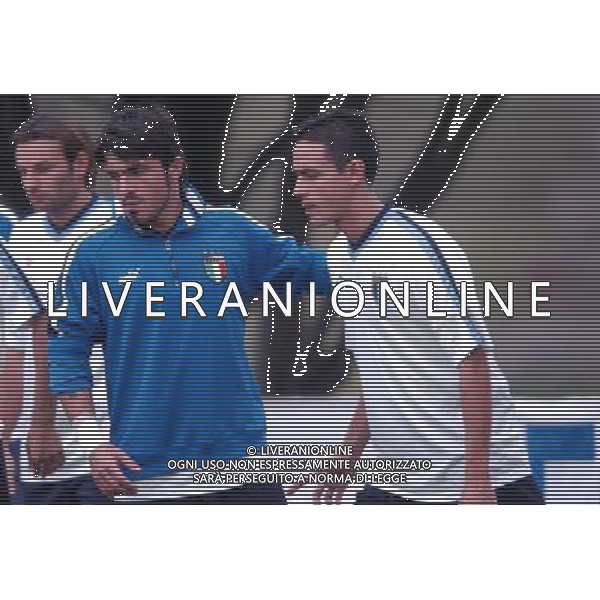 Appiano Gentile (CO) Pinetina 05/09/2003 Allenamento Nazionale Italiana nella foto Gattuso inzaghi foto marco luzzani/ag aldo liverani s.a.s.