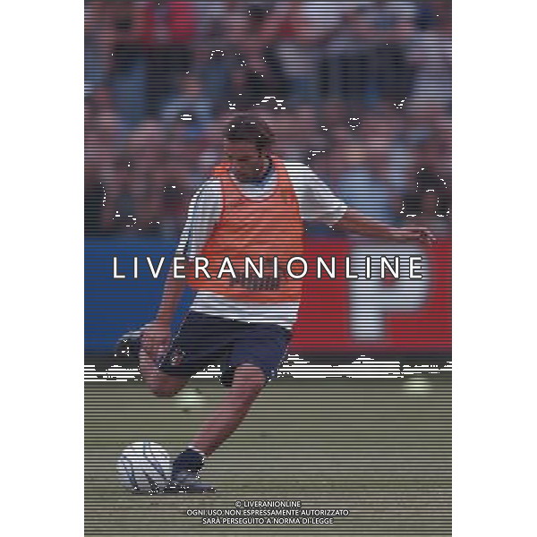 Appiano Gentile (CO) Pinetina 05/09/2003 Allenamento Nazionale Italiana nella foto Zanetti cristiano foto marco luzzani/ag aldo liverani s.a.s.