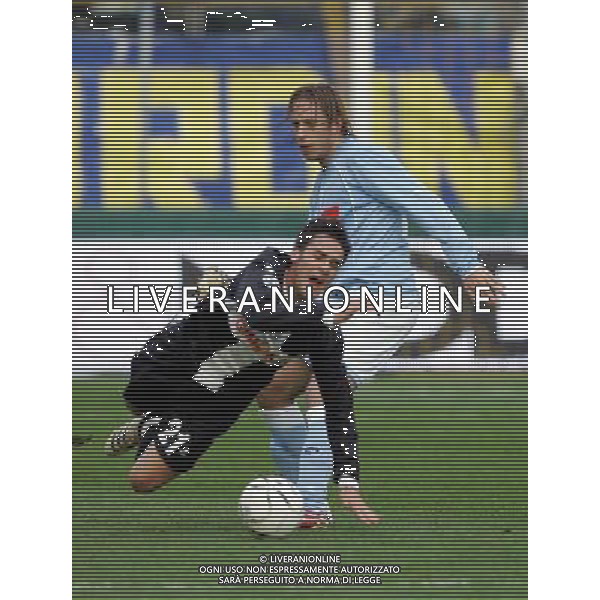 Parma - Napoli coppa italia tim cup 06/12/2006 nella foto Luca cigarini e dalla bona Samuele ph luzzani/ag. aldo liverani