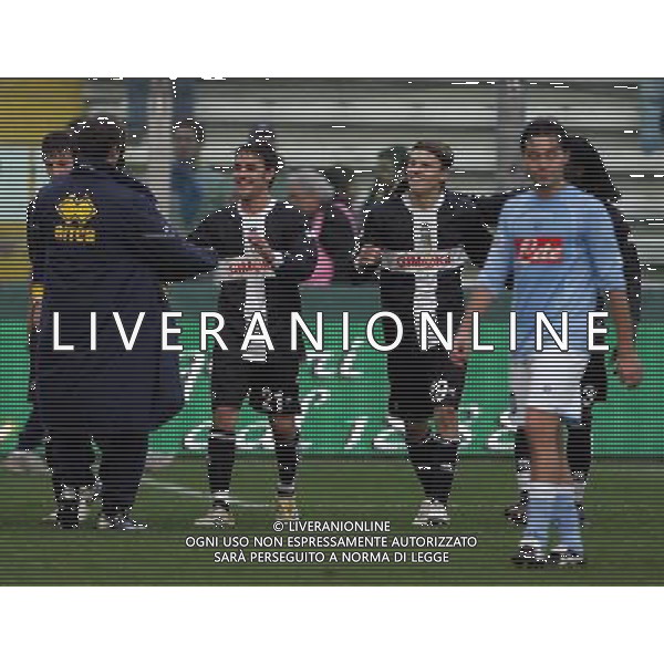 Parma - Napoli coppa italia tim cup 06/12/2006 nella foto esultanza dopo il gol su rigore di luca cigarini ph luzzani/ag. aldo liverani