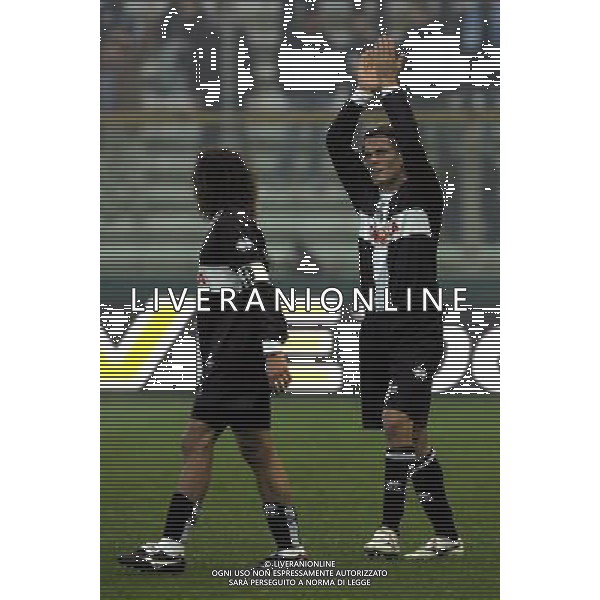 Parma - Napoli coppa italia tim cup 06/12/2006 nella foto esultanza il gol di Zlatko Dedic ph luzzani/ag. aldo liverani