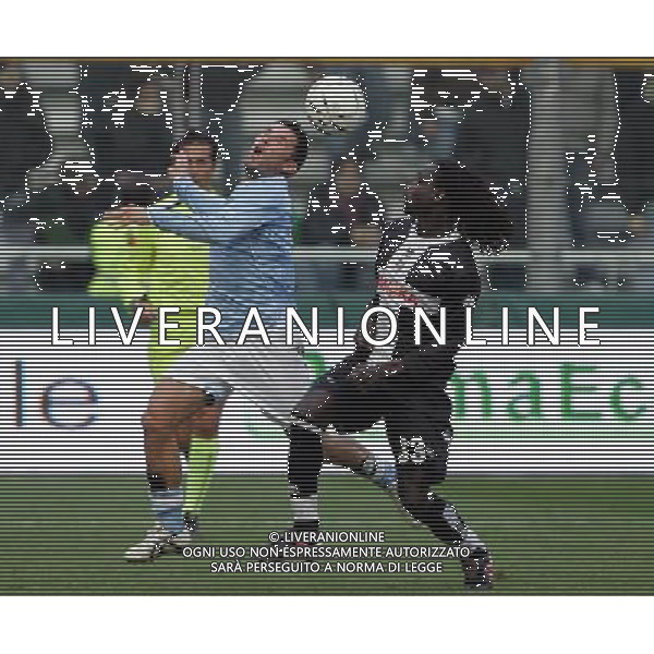 Parma - Napoli coppa italia tim cup 06/12/2006 nella foto ferdinand coly e trotta ivano ph luzzani/ag. aldo liverani