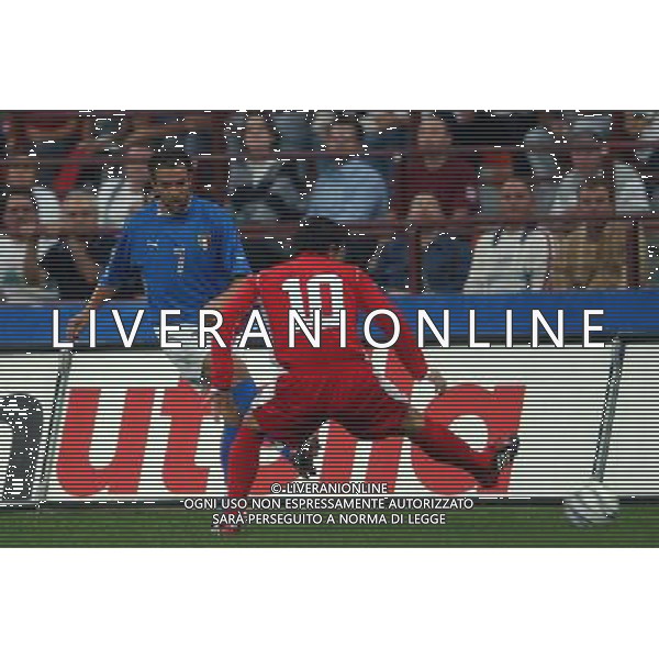 MILANO STADIO MEAZZA DI SAN SIRO 06/09/2003 ITALIA-GALLES QUALIFICAZIONI EURO 2004 NELLA FOTO ALESSANDRO DEL PIERO* FOTO ALDO LIVERANI