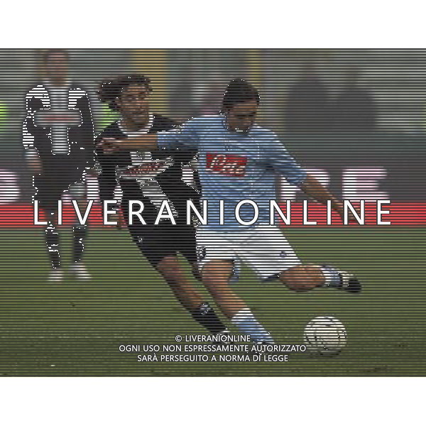 Parma - Napoli coppa italia tim cup 06/12/2006 nella foto jorge bolano e de zerbi roberto ph luzzani/ag. aldo liverani