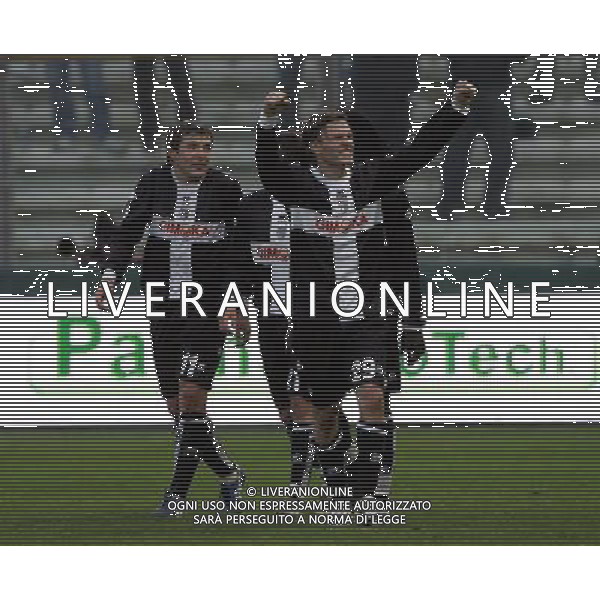 Parma - Napoli coppa italia tim cup 06/12/2006 nella foto esultanza dopo il gol di zlatko dedic ph luzzani/ag. aldo liverani