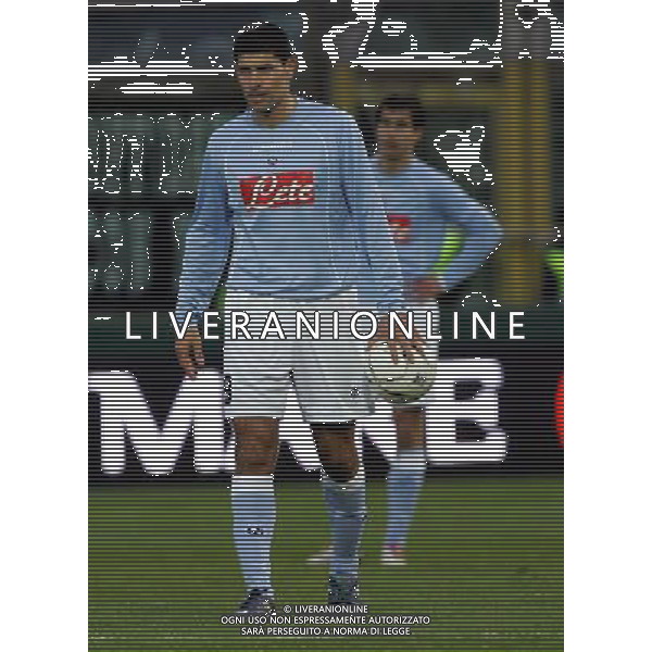 Parma - Napoli coppa italia tim cup 06/12/2006 nella foto delusione di roberto carlos sosa a fine gara ph luzzani/ag. aldo liverani