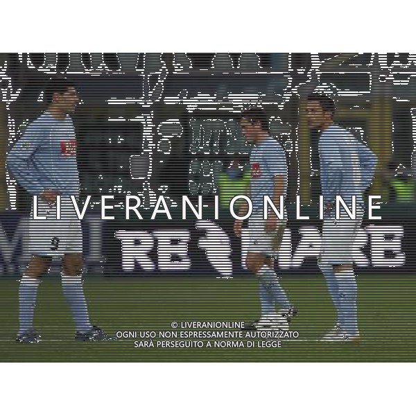 Parma - Napoli coppa italia tim cup 06/12/2006 nella foto la delusione dei giocatori del napoli ph luzzani/ag. aldo liverani