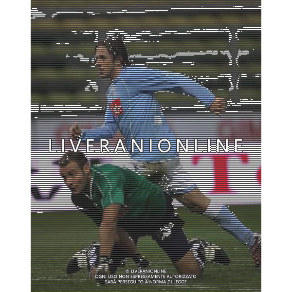 Parma - Napoli coppa italia tim cup 06/12/2006 nella foto alfonso de lucia battuto sul gol di samuele gol dalla bona ph luzzani/ag. aldo liverani