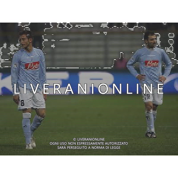 Parma - Napoli coppa italia tim cup 06/12/2006 nella foto la delusione di inacio pia\' e savini mirko ph luzzani/ag. aldo liverani