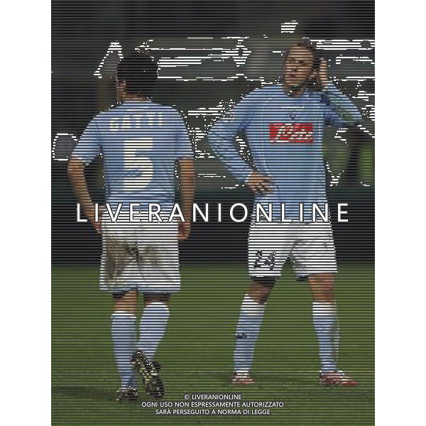 Parma - Napoli coppa italia tim cup 06/12/2006 nella foto la delusione di samuele dalla bona e gatti fabio ph luzzani/ag. aldo liverani