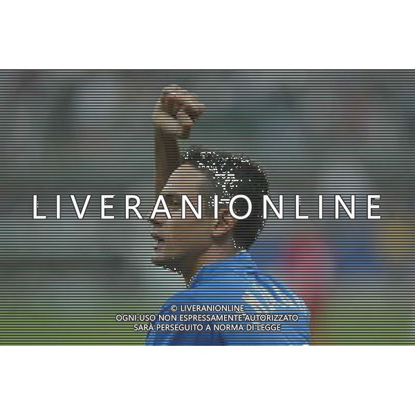 MILANO STADIO MEAZZA DI SAN SIRO 06/09/2003 ITALIA-GALLES QUALIFICAZIONI EURO 2004 NELLA FOTO FILIPPO INZAGHI ESULTANTE* FOTO ALDO LIVERANI
