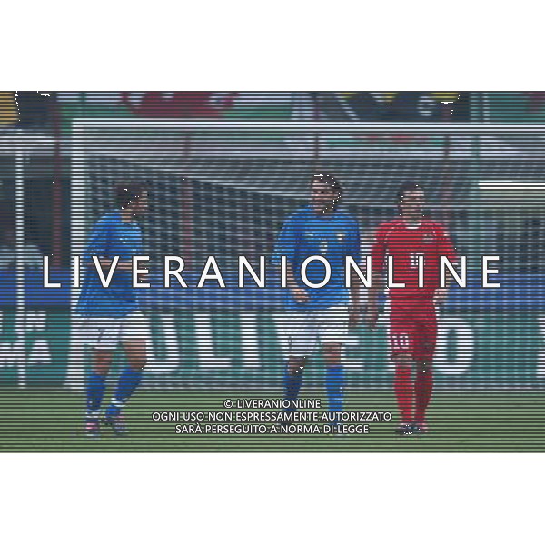 MILANO STADIO MEAZZA DI SAN SIRO 06/09/2003 ITALIA-GALLES QUALIFICAZIONI EURO 2004 NELLA FOTO ALESSANDRO DEL PIERO E VIERI CHRISTIAN ESULTANTI DOPO IL GOL* FOTO ALDO LIVERANI