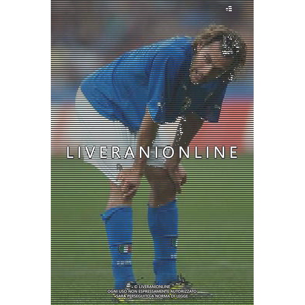 MILANO STADIO MEAZZA DI SAN SIRO 06/09/2003 ITALIA-GALLES QUALIFICAZIONI EURO 2004 NELLA FOTO VIERI CHRISTIAN* FOTO ALDO LIVERANI
