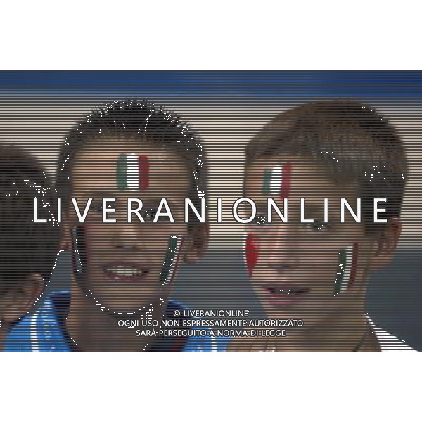 Milano 06/09/2003 Italia-Galles Nella foto: Tifosi dell\'Italia Ph Gianni Nucci/Aldo Liverani