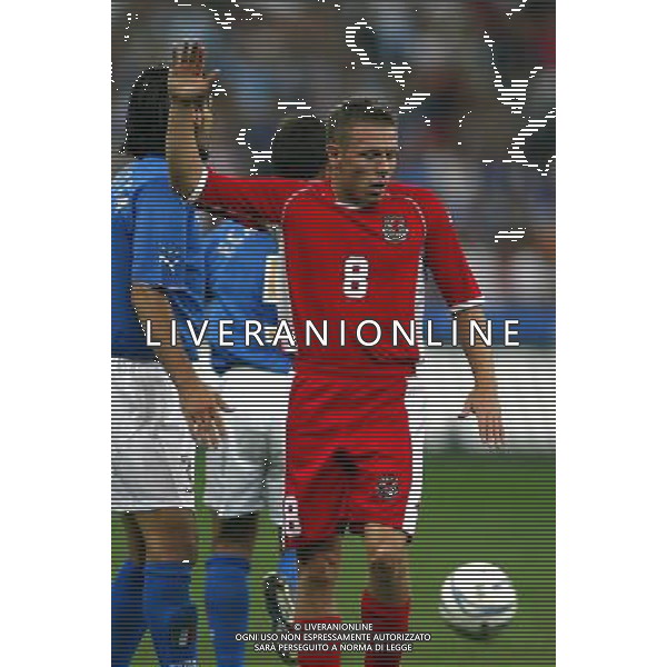 Milano 06/09/2003 Italia-Galles Nella foto: Bellamy Craig Douglas Ph Gianni Nucci/Aldo Liverani