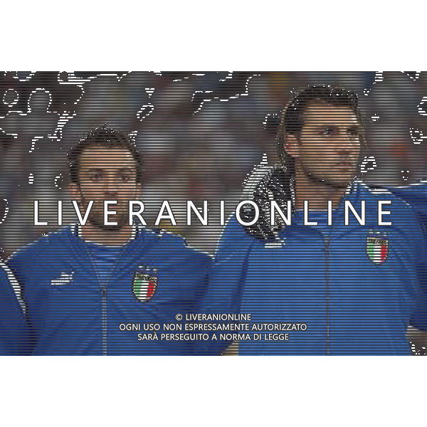 Milano 06/09/2003 Italia-Galles Nella foto: Del Piero Alessandro e Vieri Christian Ph Gianni Nucci/Aldo Liverani