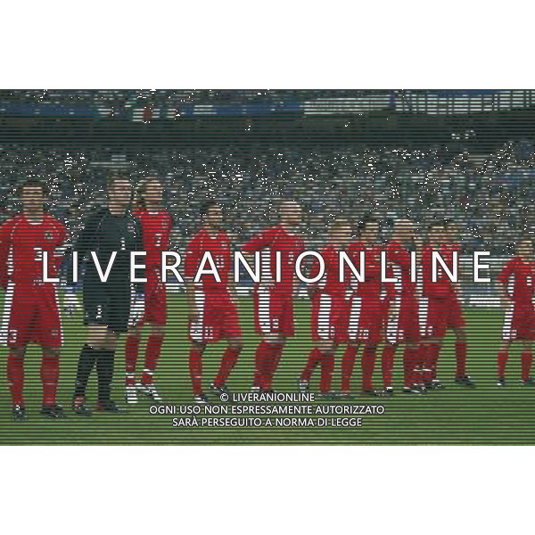 Milano 06/09/2003 Italia-Galles Nella foto: Squadra del Galles Ph Gianni Nucci/Aldo Liverani