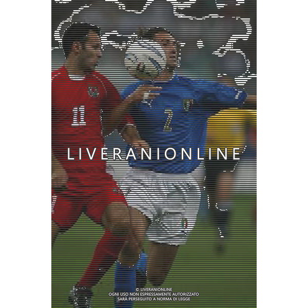Milano 06/09/2003 Italia-Galles Nella foto: Giggs Ryan Joseph e Panucci Christian Ph Gianni Nucci/Aldo Liverani