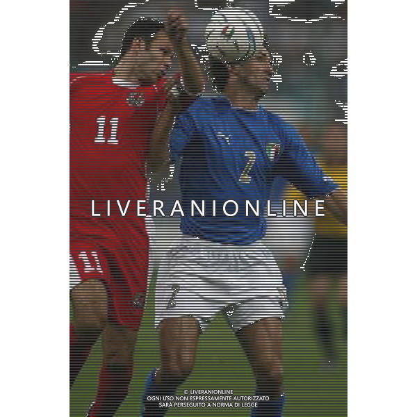 Milano 06/09/2003 Italia-Galles Nella foto: Giggs Ryan Joseph e Panucci Christian Ph Gianni Nucci/Aldo Liverani