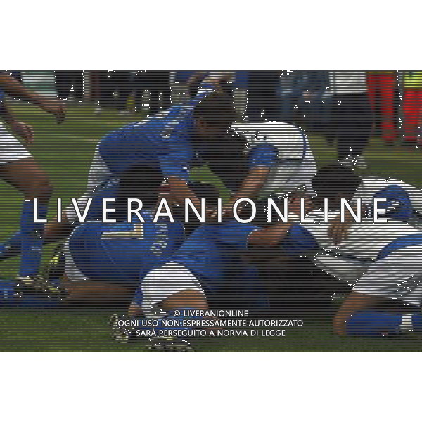 Milano 06/09/2003 Italia-Galles Nella foto: Esultanza dell\'Italia Ph Gianni Nucci/Aldo Liverani